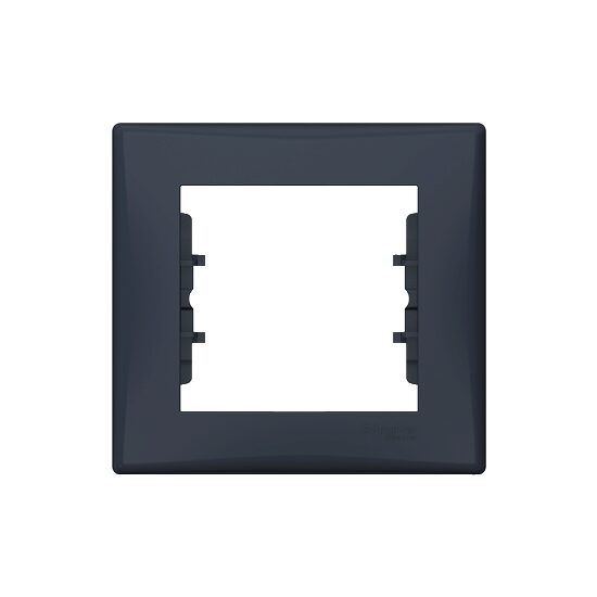 Rama Schneider Electric Sedna SDN5800170, 1 post, grafit, pentru priza / intrerupator