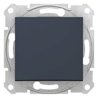 Intrerupator simplu Schneider Electric Sedna SDN0100170, incastrat, grafit, fara rama
