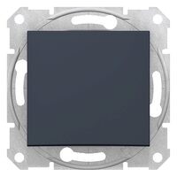 Intrerupator cu revenire Schneider Sedna SDN0700170, incastrat, grafit, fara rama