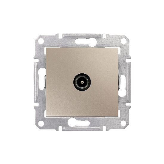 Priza TV Schneider Electric Sedna SDN3201668, fara rama, titan