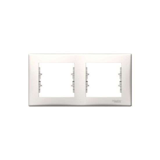 Rama Schneider Electric Sedna SDN5800323, 2 posturi, crem