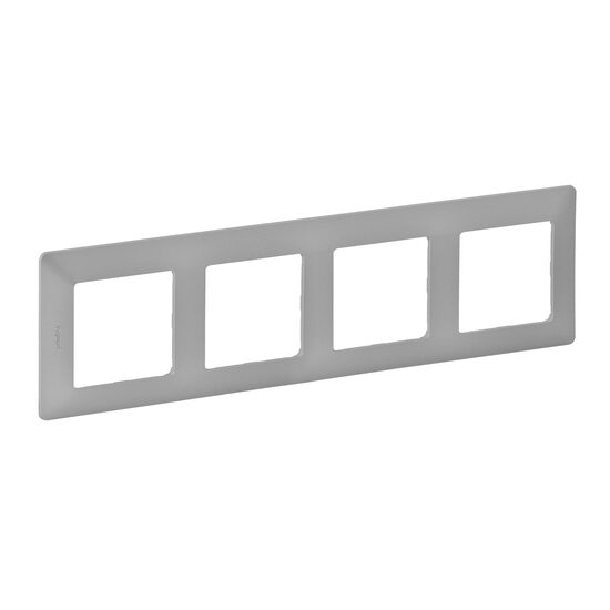 Rama 4 posturi aluminiu Legrand Valena Life 754134