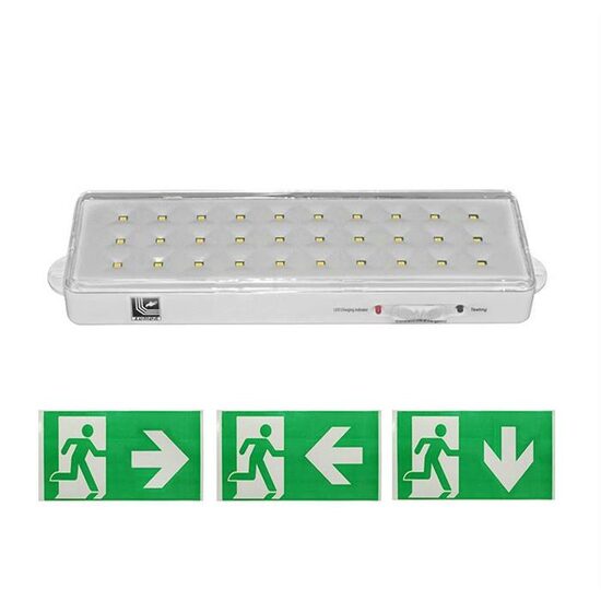 Corp de iluminat emergenta cu LED EXIT 30LED 7h 180 lm permanent