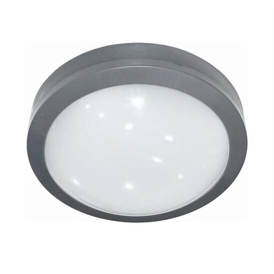 Aplica cu LED PT rotund gri inchis 18W 4000K lumina neutra IP65 D230 mm