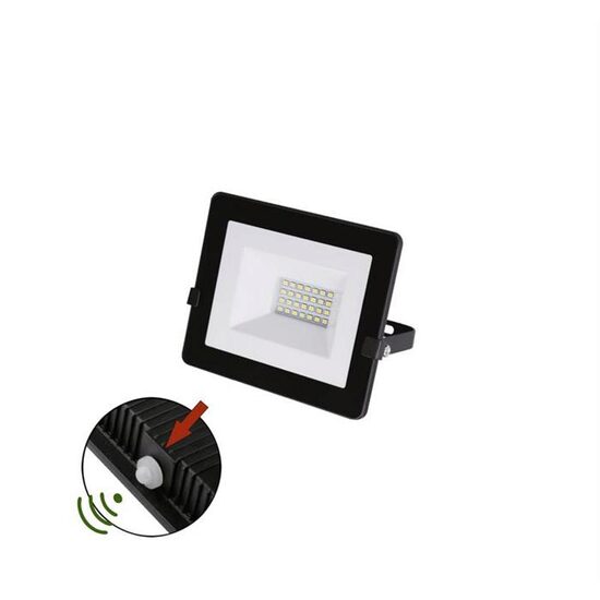 Proiector cu LED si fotocelula 20W IP65 4000K lumina neutra