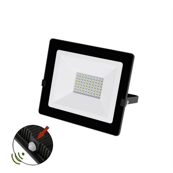 Proiector cu LED si fotocelula 50W IP65 4000K lumina neutra