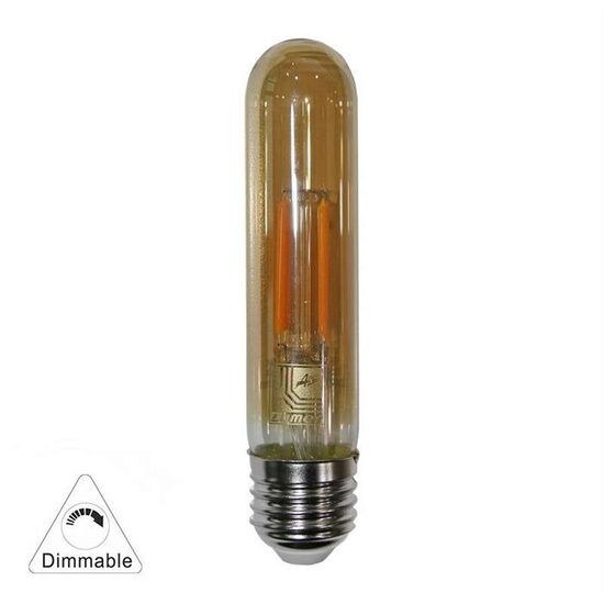 Bec decorativ "tub" auriu cu LED COG dimabil E27 6W 185 mm 2200K