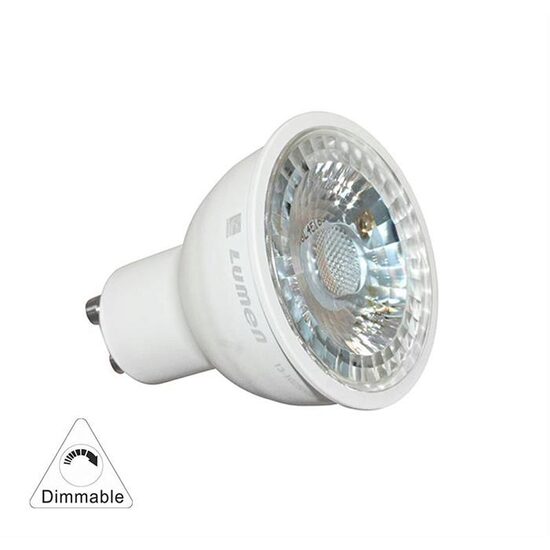 Bec cu power LED GU10 230V dimabil 5W 3000K lumina calda
