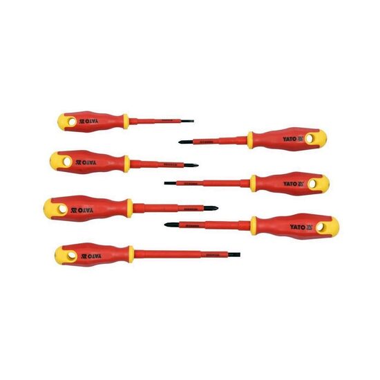 Set surubelnite izolate pentru electricieni Yato YT-2828, VDE, 7 bucati,1000V