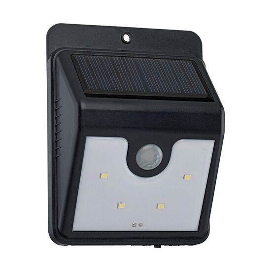 Lampa cu senzor de miscare solara LED Eglo 48636 4X0.1W 6000K, Negru