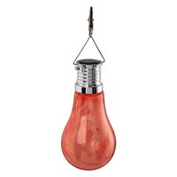 Lampa solara LED Eglo 48624 4X0.06W Ø65mm, Argintiu, rosu